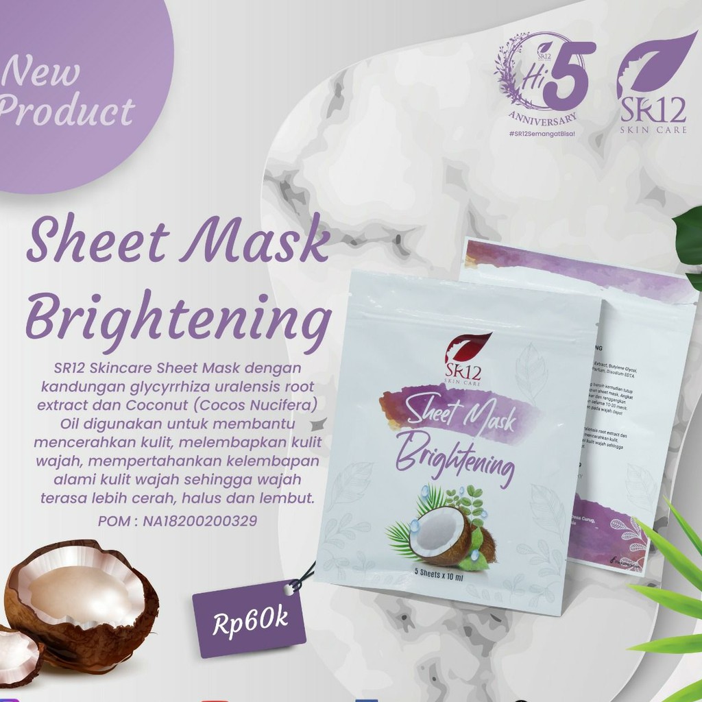 BPOM SHEET MASK BRIGHTENING