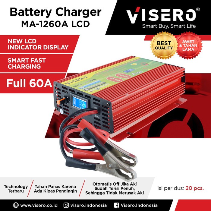 Battery Charger / Charger Aki 60A 12V Visero (VIO/MA-1260A)