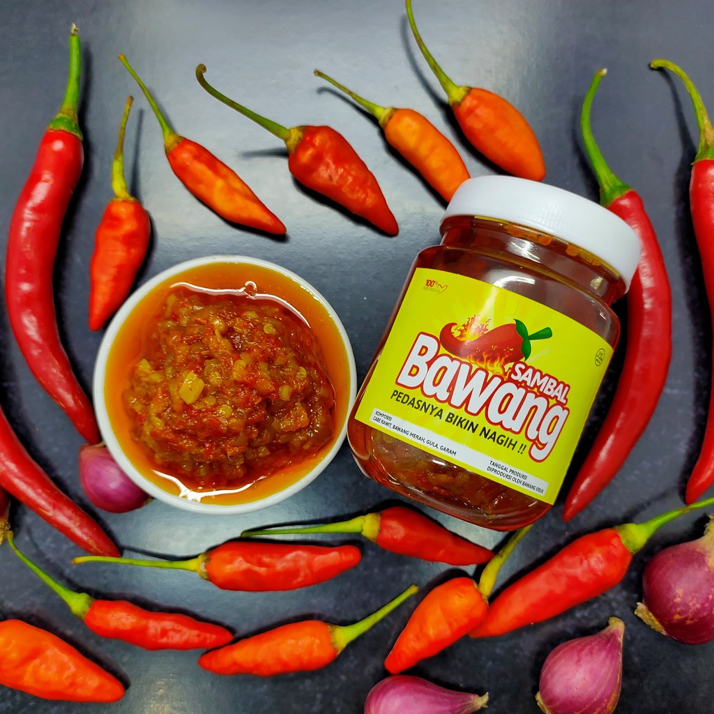 

SAMBAL BAWANG LEVEL 3 AMPUUN PEDESNYA - SAMBAL DAPUR - SAMBAL PEDAS - SAMBAL ULEG - SAMBAL CUMI