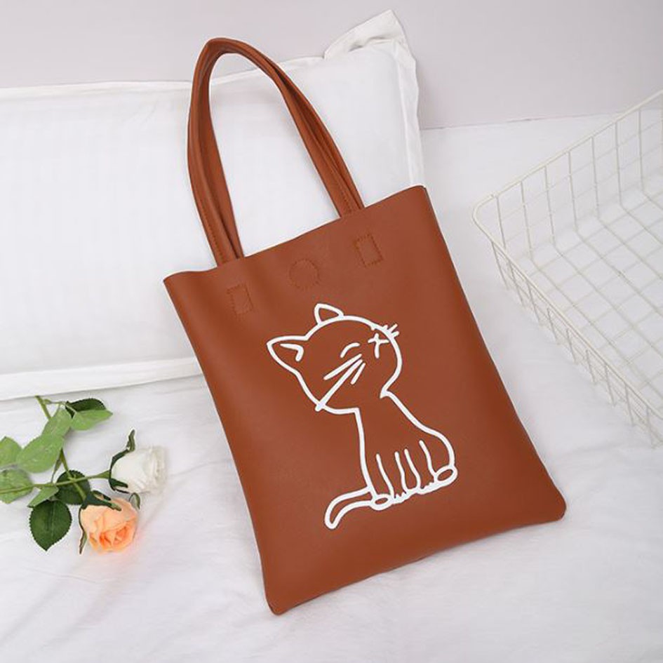 tas tote kucing cat tote shoulder bag (1B5) bta406