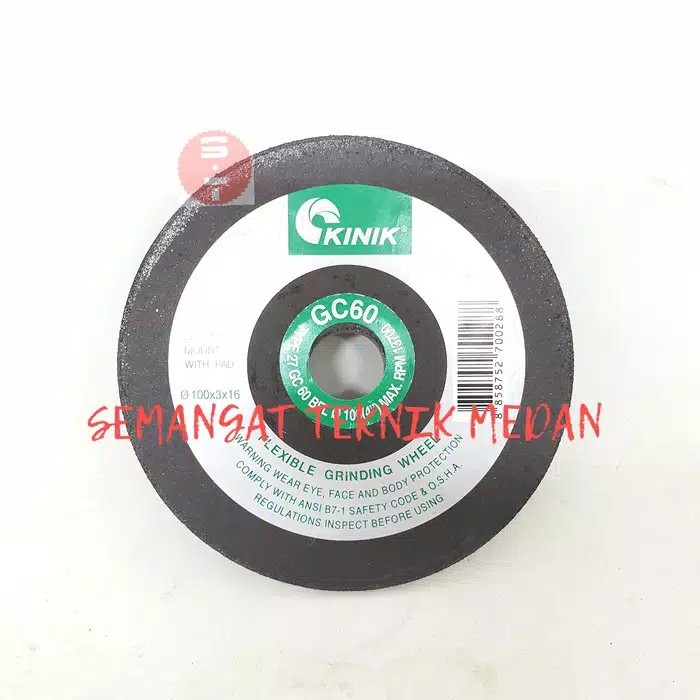 Kinik 4 Batu Gc Gerinda Gurinda Poles Kaca Granite Flexible 60 Kinik