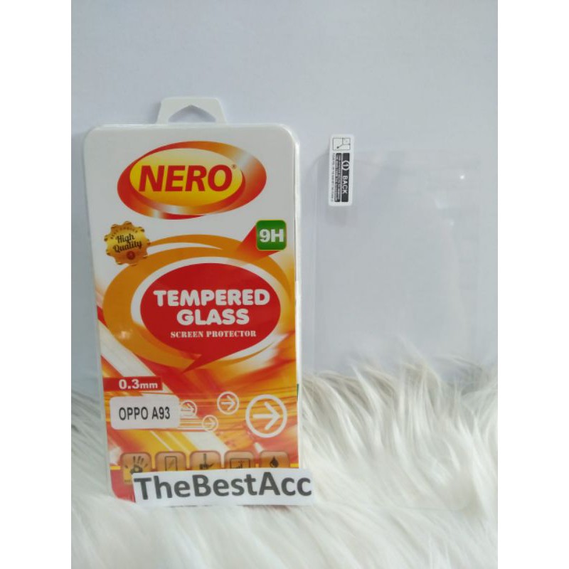 Tempered Glass Anti Gores Kaca Oppo A93 / Oppo A74 Screen Guard Nero