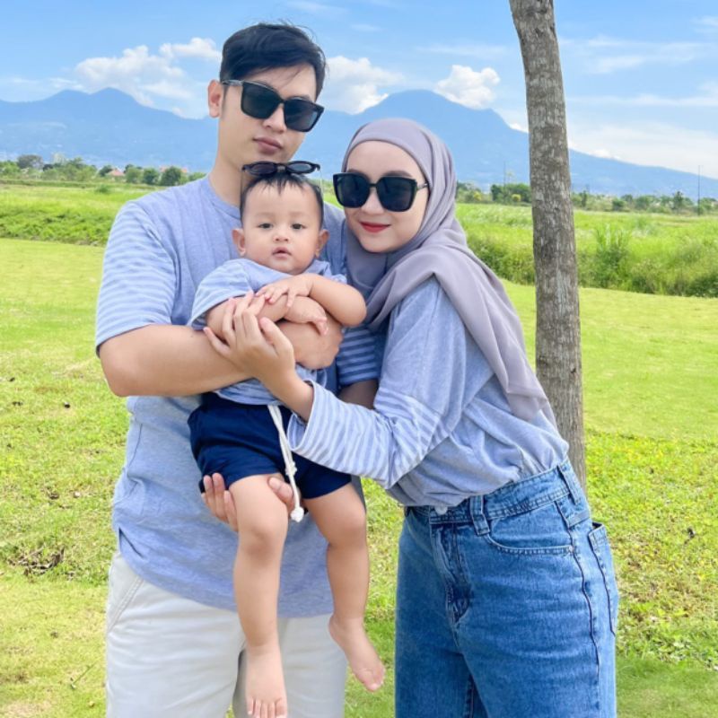 TUKUBUU - Mixi Misty Family Set / Kaos Busui Colorblock / Kaos Anak Colorblock