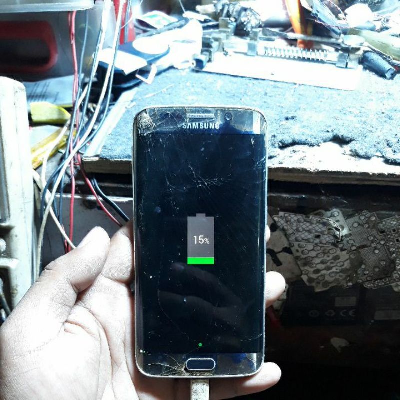 s6 edge (unit) minus Lcd dan batre.