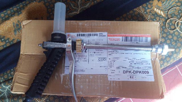 Water Jet Gun Sprayer Besi Metal Dengan Tempat Sabun Untuk Pompa Dc