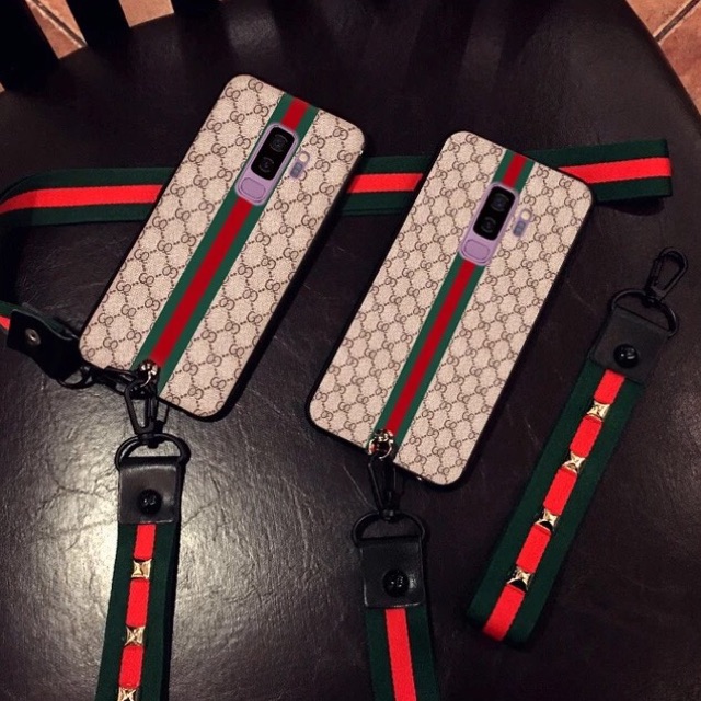 CASE HP CASING SAMSUNG S9 GUCCI STRAP BRANDED PREMIUM