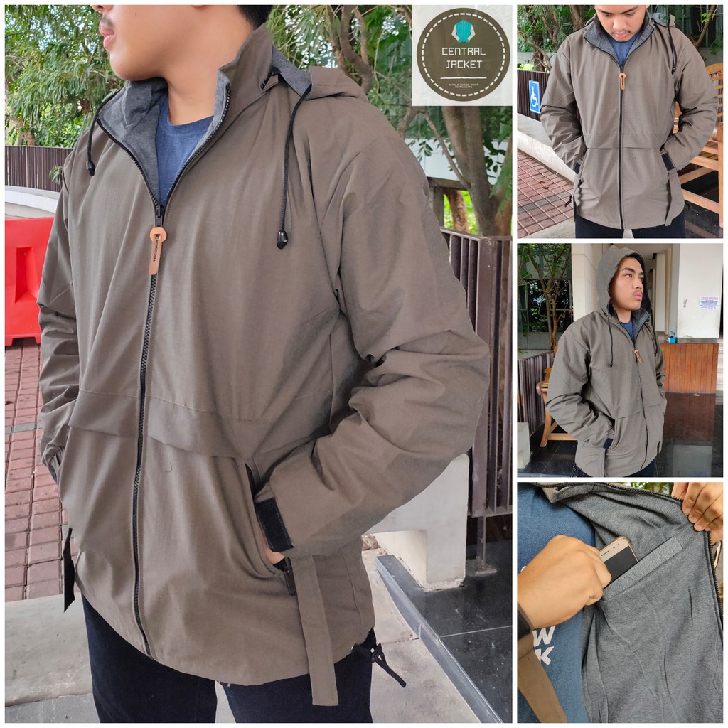 JAKET SEMI PARKA JUMBO - JAKET PRIA TASLAN MAYER