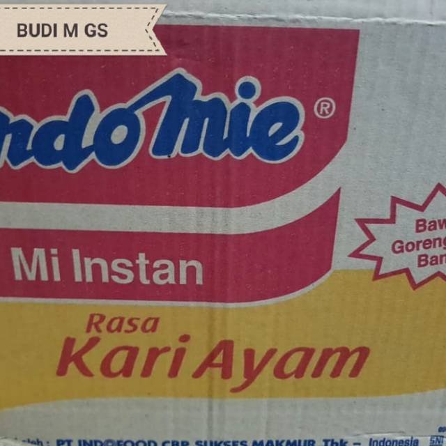 

INDOMIE KARI DUS