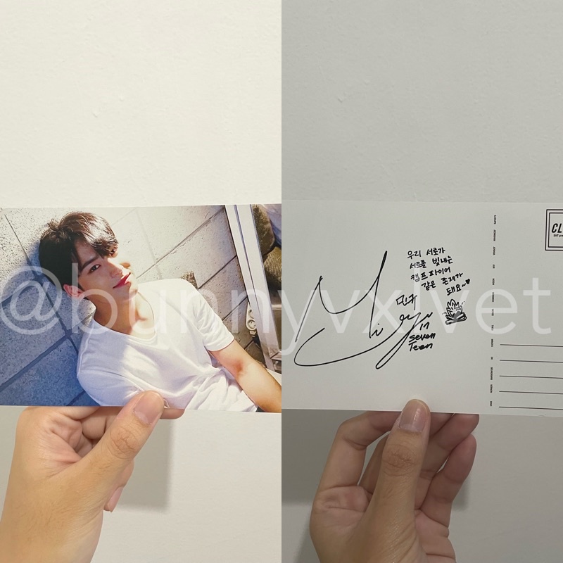 GONGBANG BC POSTCARD MINGYU CLAP SEVENTEEN