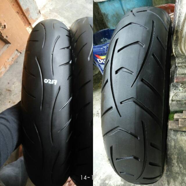 Ban bekas METZELER 120/60-17 & 150/70-18