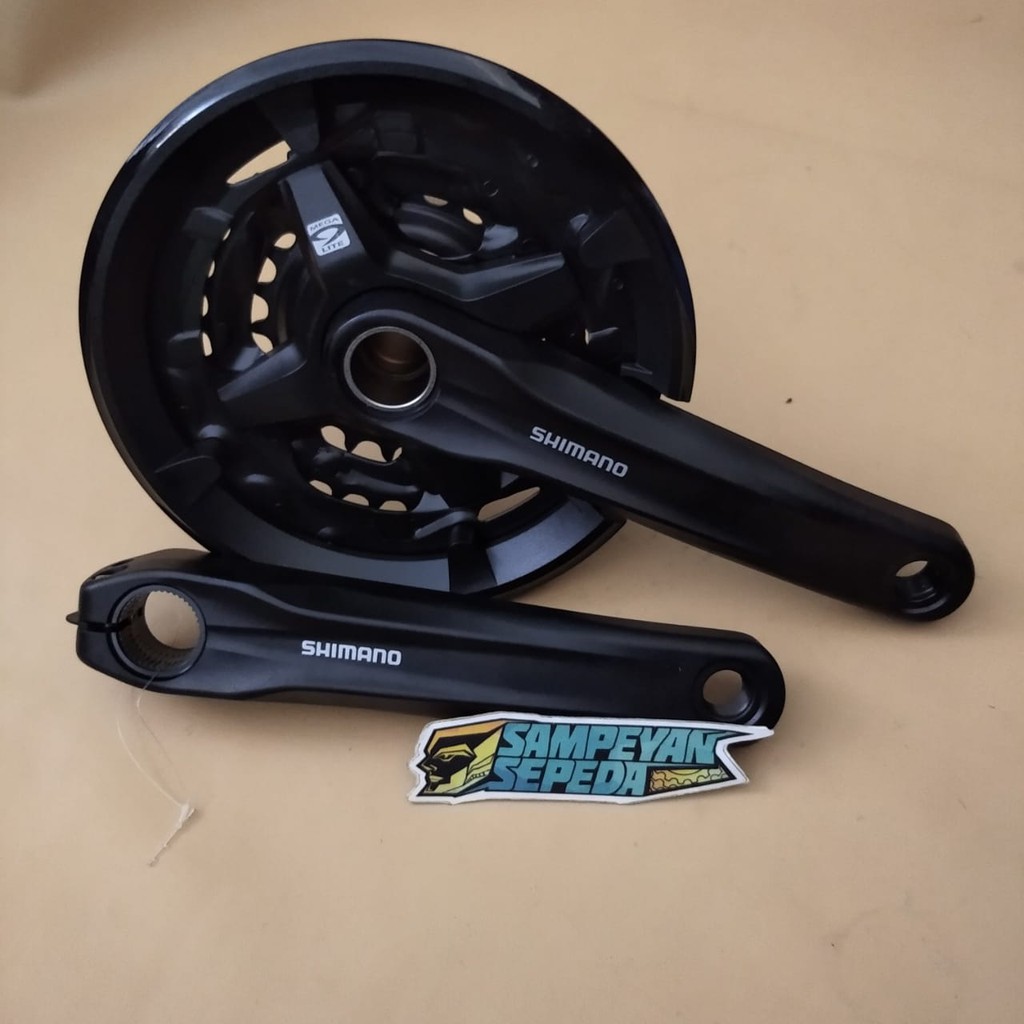 Crank Hollowtech 2 HT2 Sepeda MTB Federal Shimano Altus MT2103 40-30-22T