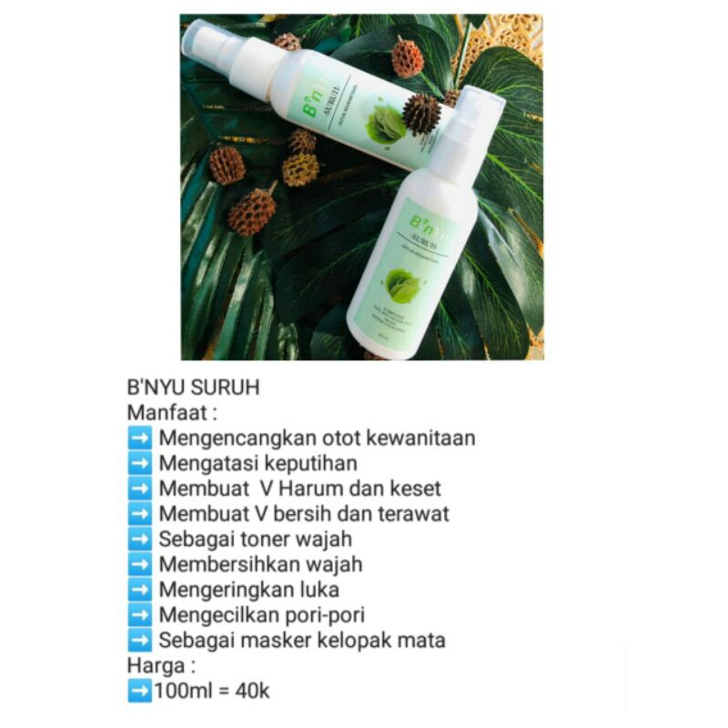 b'nyu safron dan antiseptik B'nyu