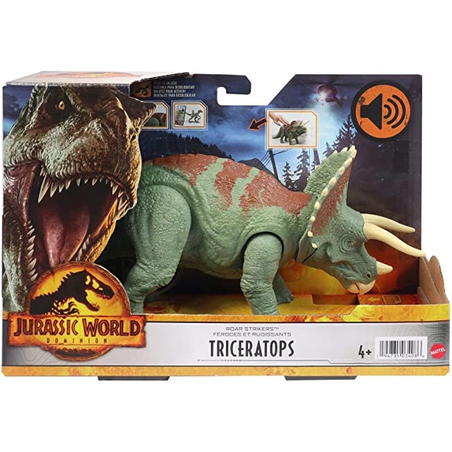 Jurassic World Dominion Roar Strikers Triceratops