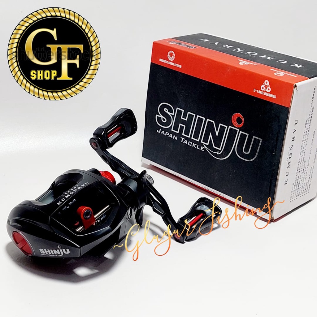 REEL BC SHINJU JAPAN TACKLE KUMONRYU / 6.3:1 / HANDLE KIRI
