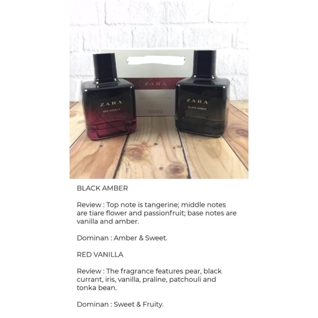 Parfum Zara Original
