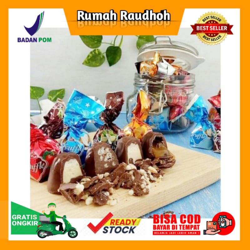 

COKLAT ELVAN TRUFFLE 1 KG - COKLAT ASLI IMPORT TURKI - COKLAT TIMUR TENGAH