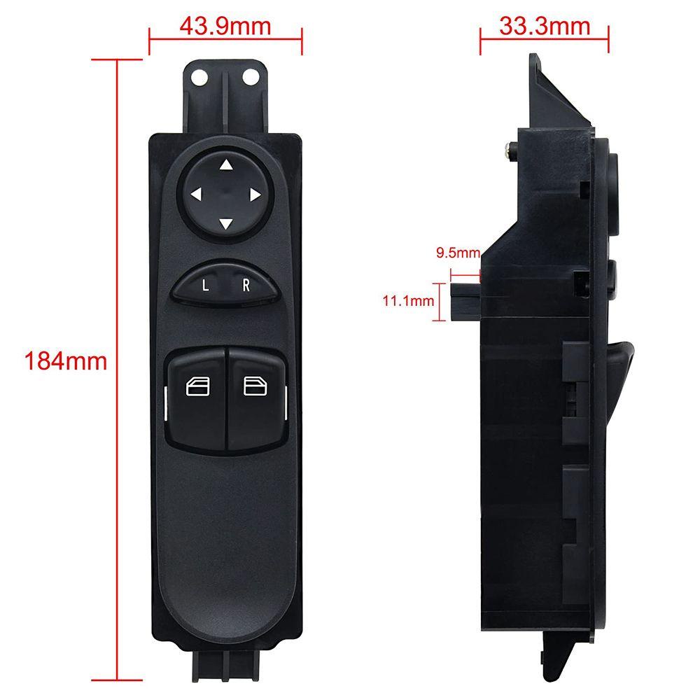 Populer Master Window Switch DIY Pengganti Otomatis Untuk Vito Bus Window Control Untuk Vito W639 2003-2015 Pengangkat Jendela A6395450913