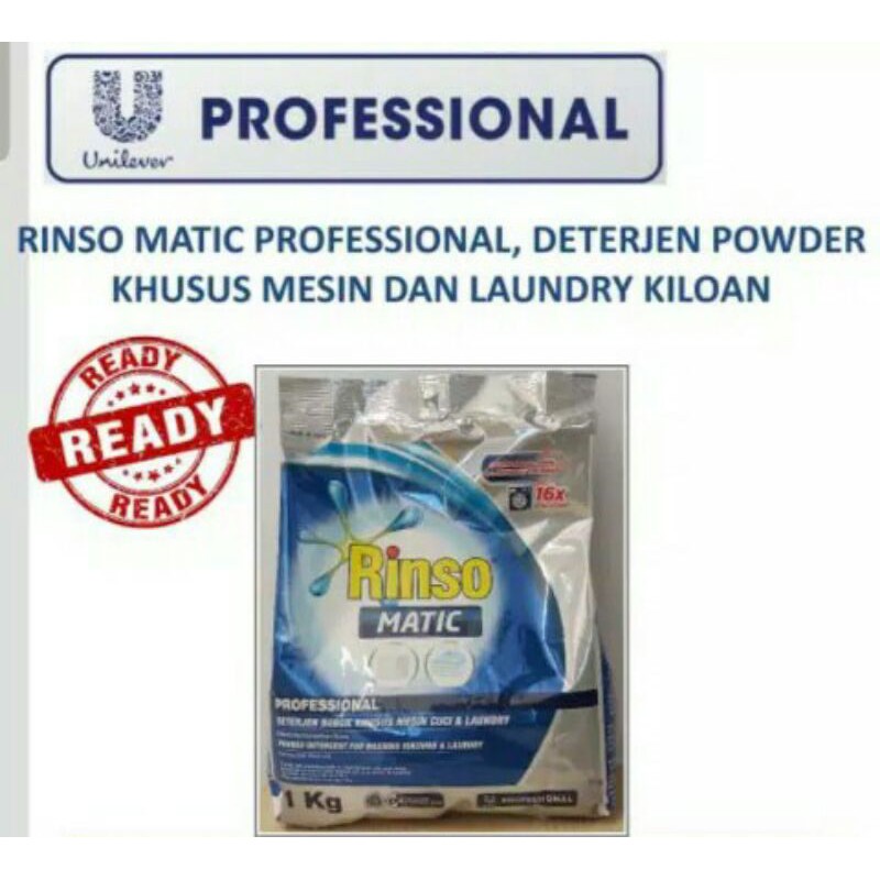 RINSO MATIC BUBUK PROFESSIONAL 1KG