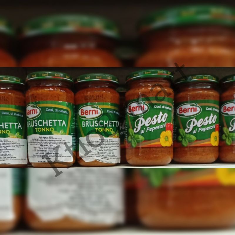 

Berni Sauce 195gr Bruschetta Tanno/Pesto ai Peperoni/import