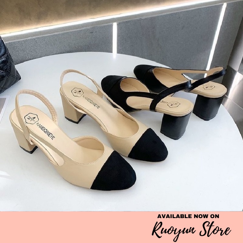 RYX - Dual Sound Sepatu Heels Wanita Fashion Casual / Kantor - Ori Import