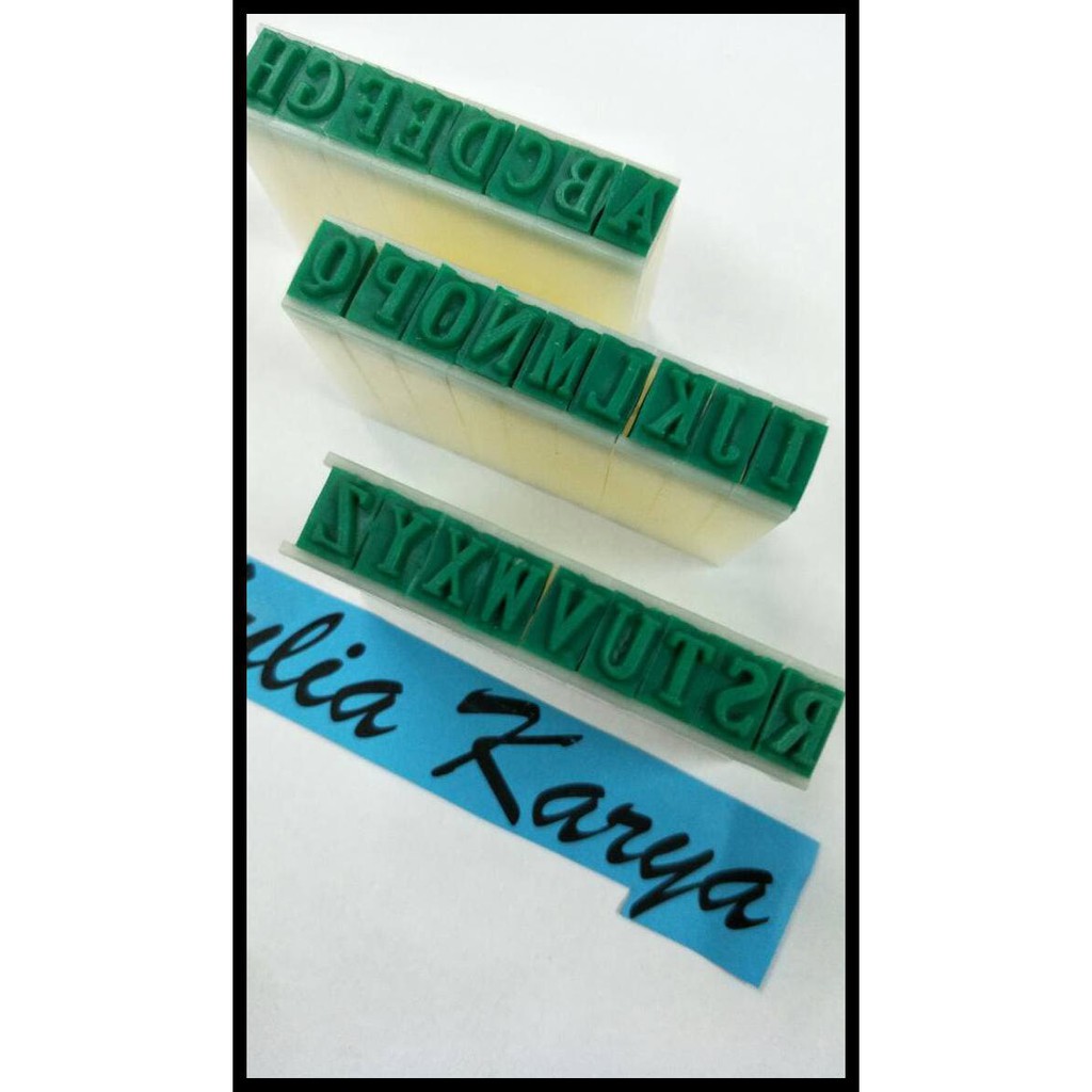 

Buruan Serbu Stempel Huruf A Sd Z 7 Mm Printing Kit