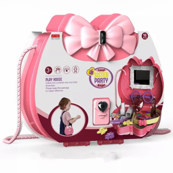 

Mainan Make Up Edukasi Salon Anak Perempuan Sister Journey Bags 2 in 1 Diskon