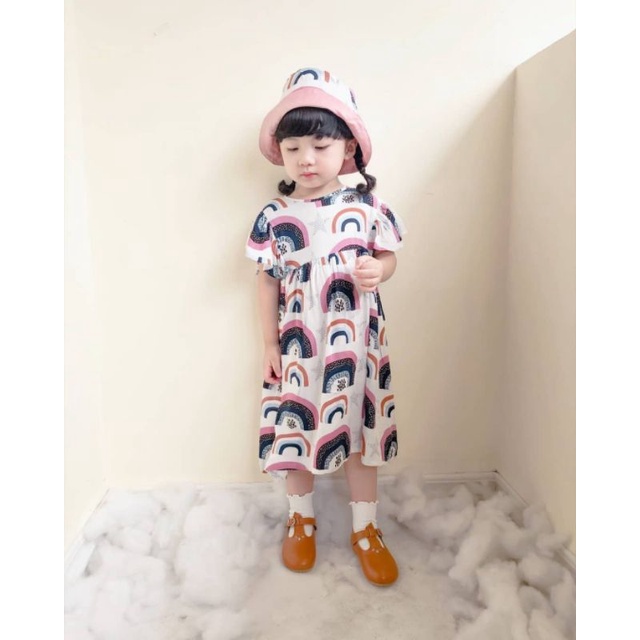 SET DRESS TOPI LILAC