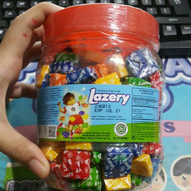 

LAZERY Yoghurt Toples isi 175 butir