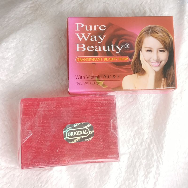 SABUN Batang Rose Pure way BPOM - Ecer