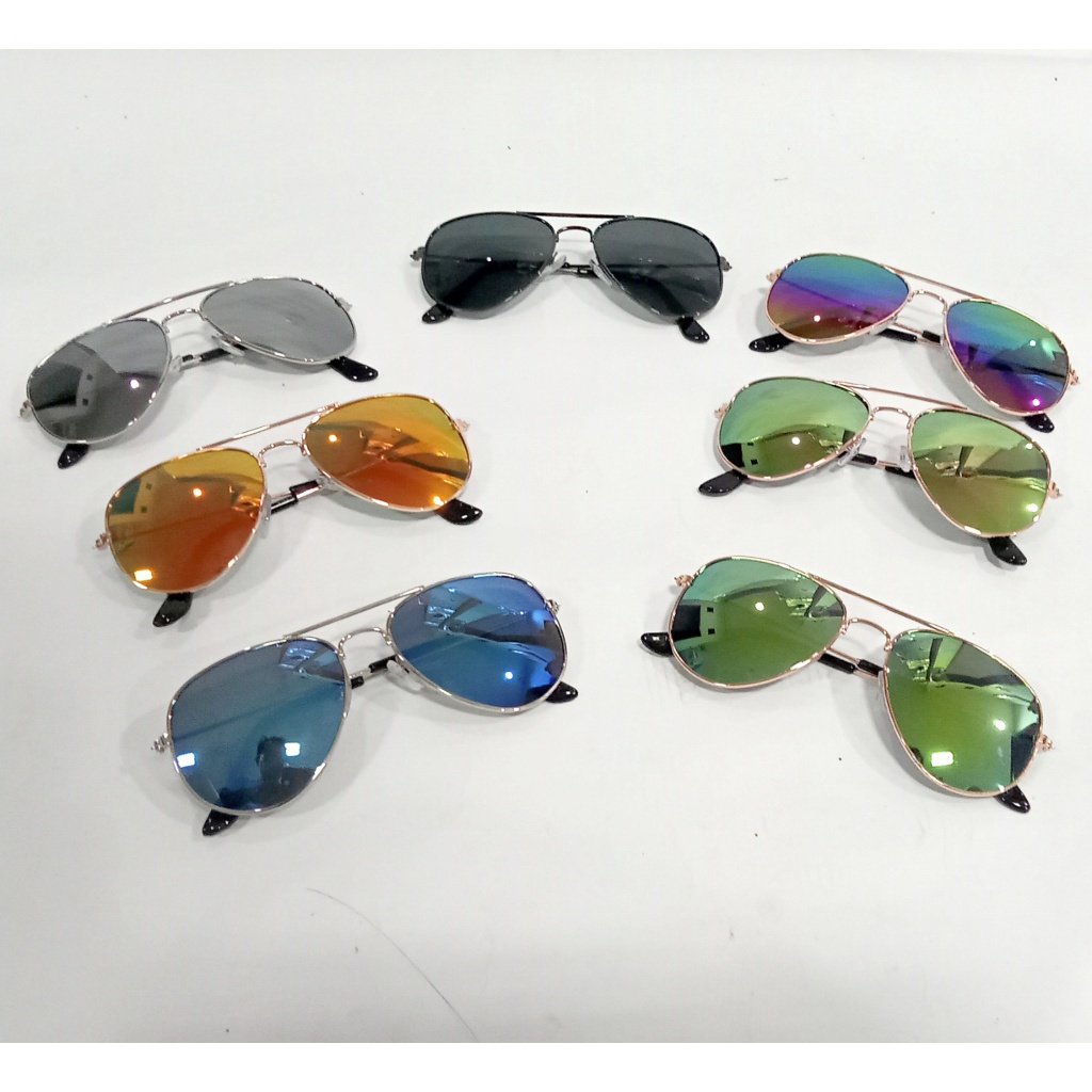 Kacamata anak aviator hitam / sunglasses fashion bl rv mirror murah lucu keren / aksesoris kids sunglasess kaca mata anak laki atau perempuan-1