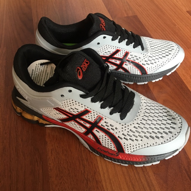 Sepatu Asic's Gell Kayano 26 Grey Red Size 40-44 Import Quality Made in Vietnam