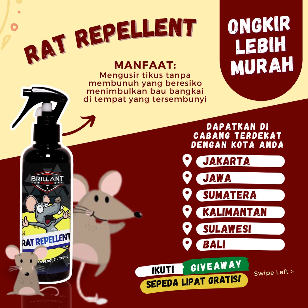 PENGUSIR TIKUS AMPUH | RAT REPELLENT | PEMBASMI TIKUS | RACUN TIKUS