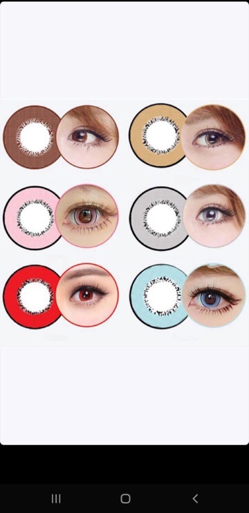 Softlens import / softlense cantik / softlens warna / lensa mata cantik / contact lens