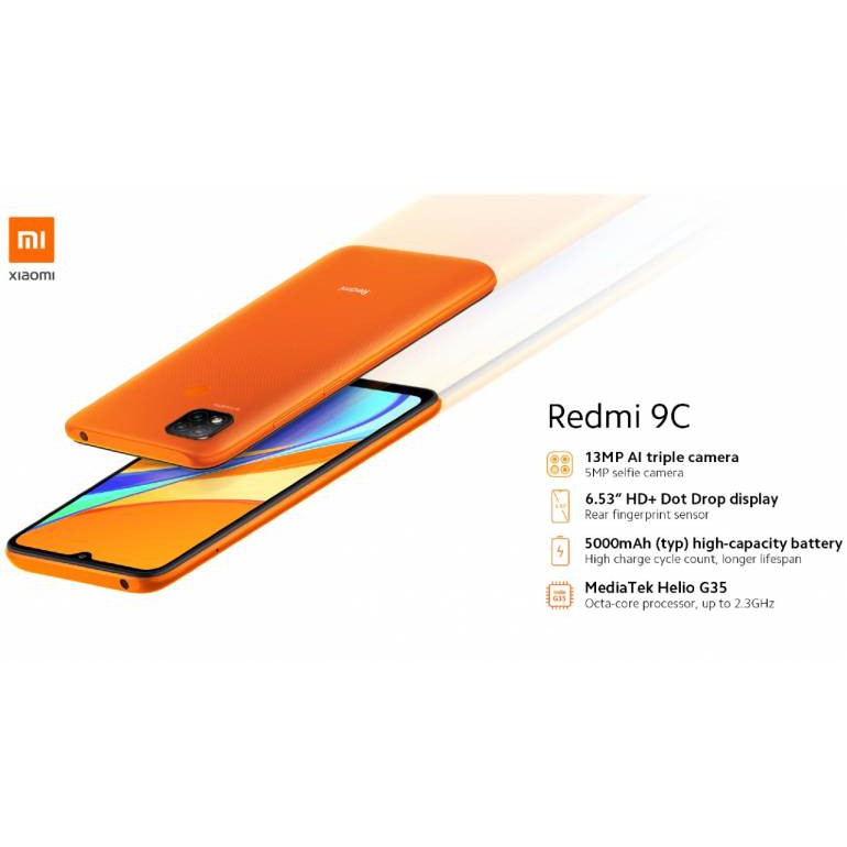 [WWP] Redmi 9C RAM 4GB INTERNAL 64GB, Baterai 5000mAh 1 GARANSI RESMI-6