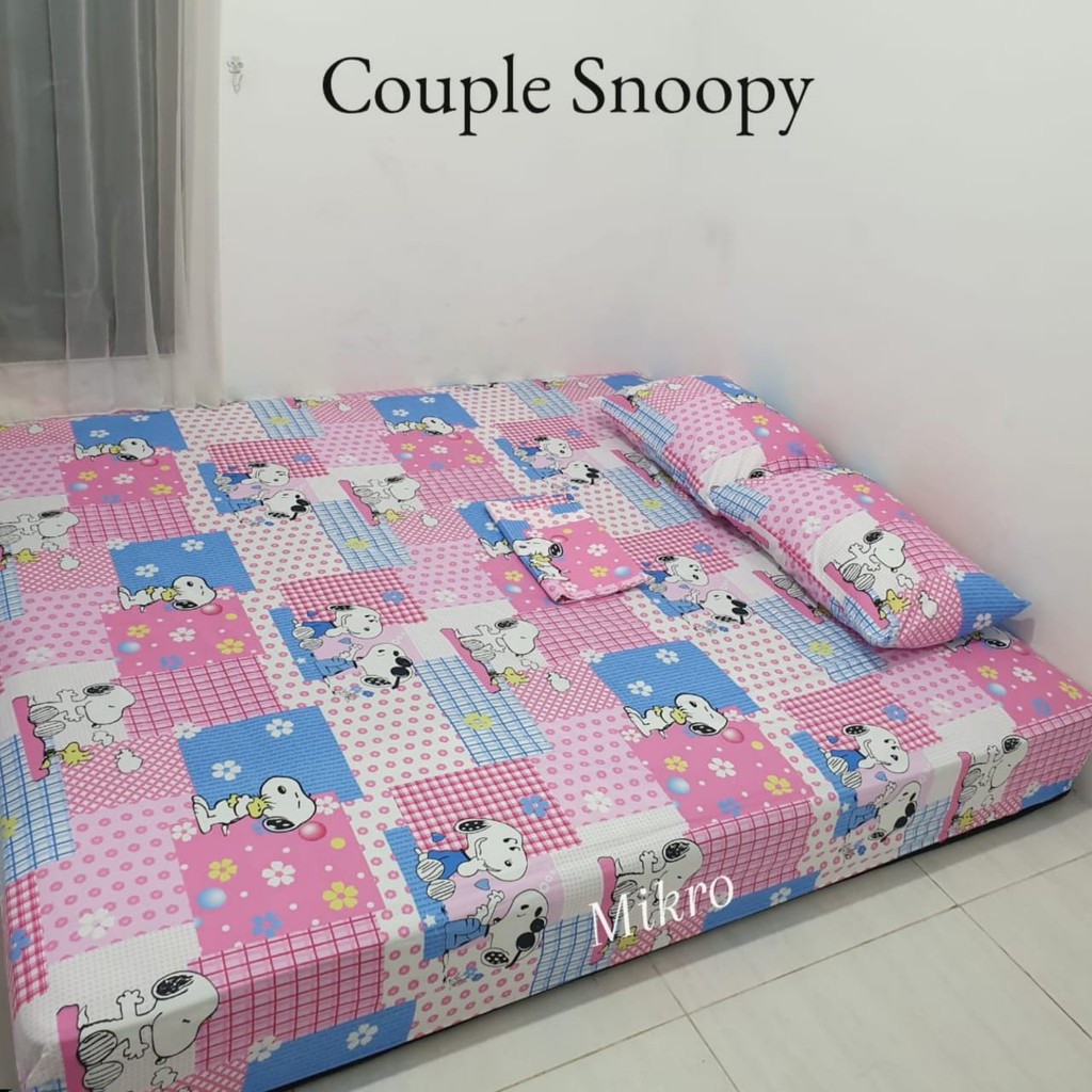 Sprei Murah ~ Sprei Homemade ~ COUPLE SNOOPY