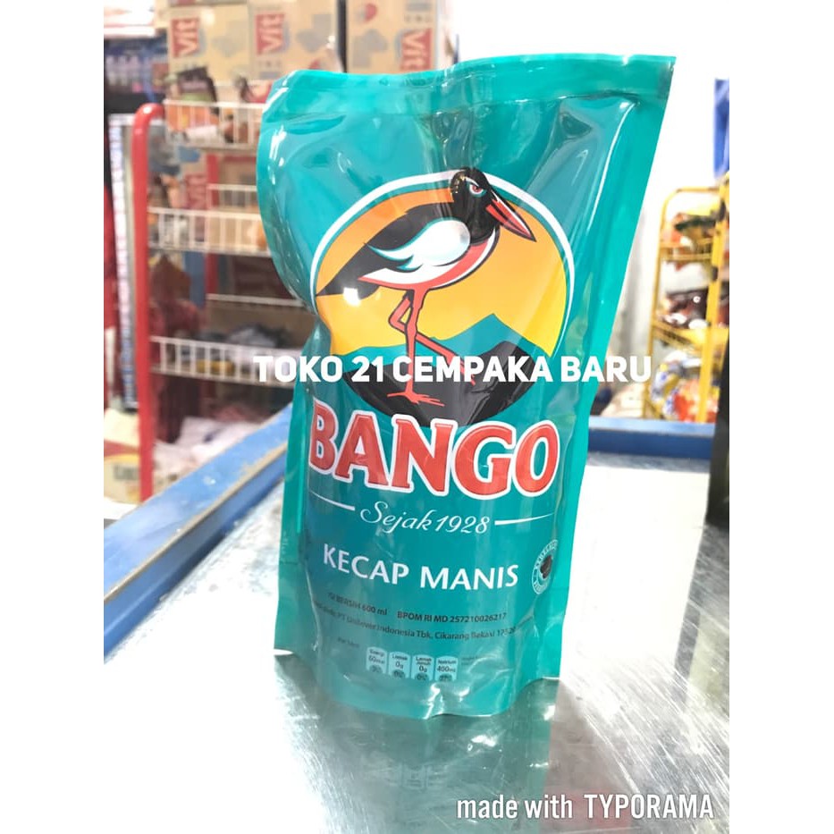 

DISKON BANGO KECAP MANIS REFILL 600 ML | HITAM POUCH 600ML MURAH PROMO !!!!!!