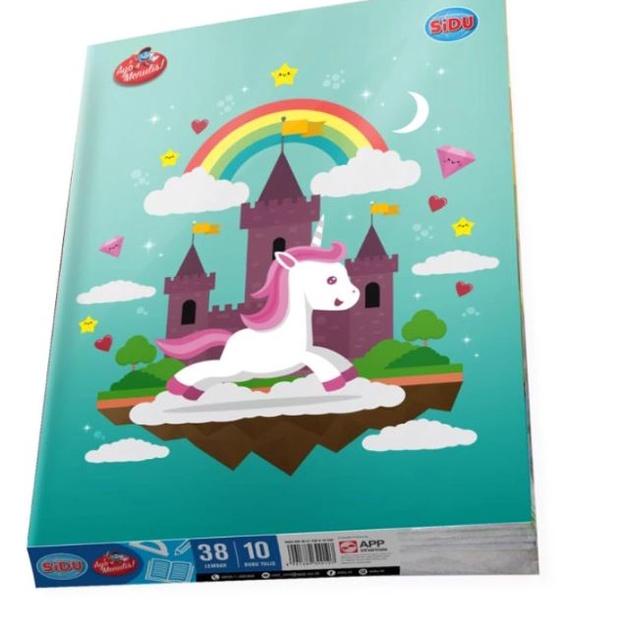 

ア BUKU TULIS SIDU 38 LEMBAR / BUKU TULIS SEKOLAH 1 PACK ISI 10Pcs