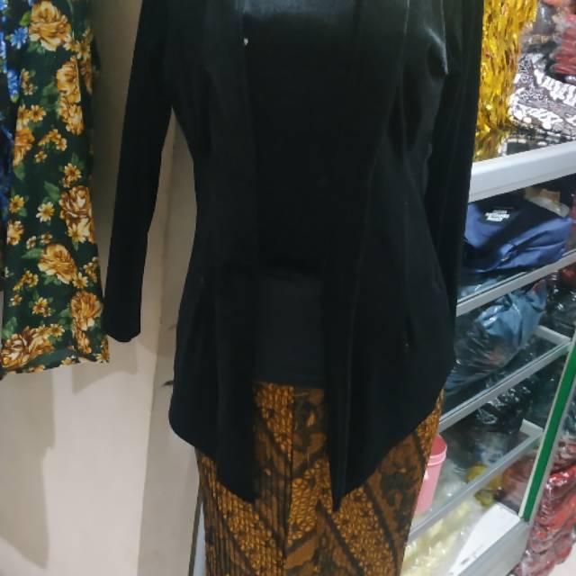 Kebaya bludru dewasa || kutubaru bludru