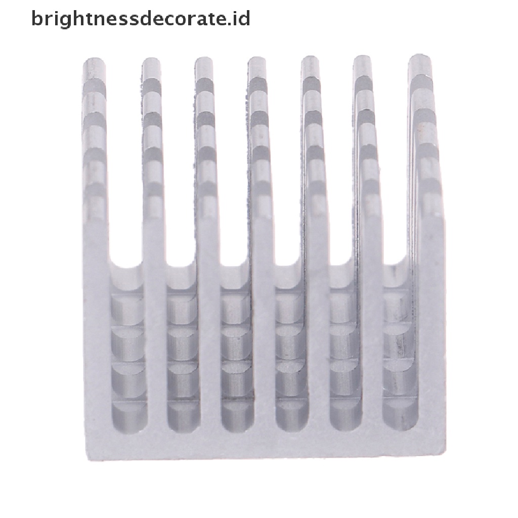 5 Pcs Chip Pendingin Heatsink CPU GPU Bahan Aluminum Ukuran 20x20 X 15mm