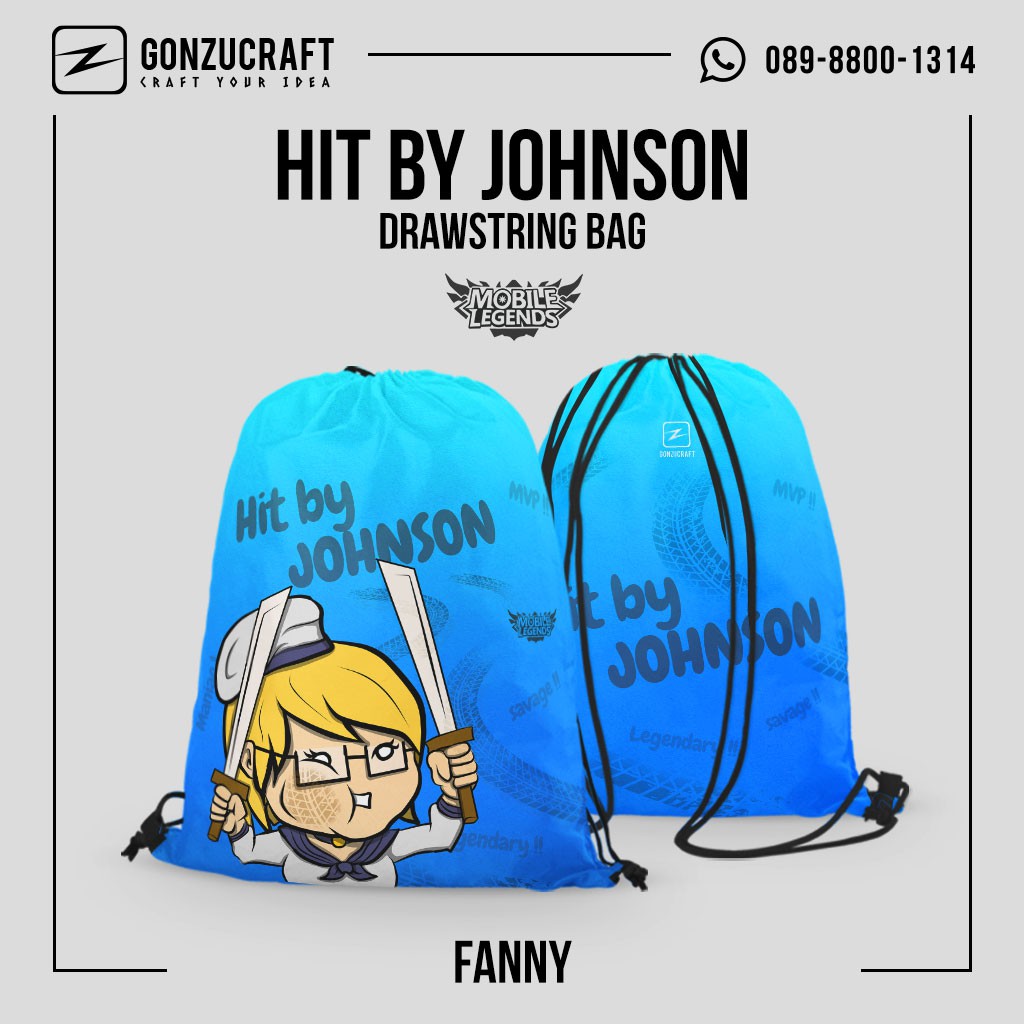 Tas Serut | Tas Fanny Mobile Legends (Hit By Johnson)