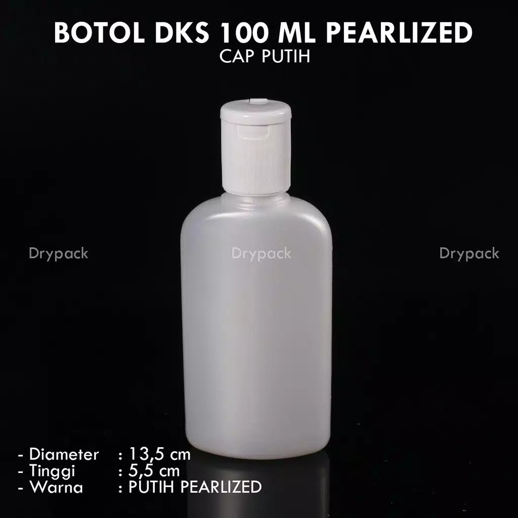 BOTOL 100ML PUTIH BOTOL SABUN DAN TONER / BOTOL MINUMAN