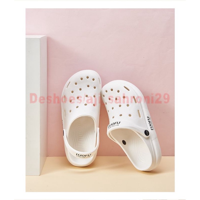 LUOFU E 6201 SIZE 36 - 44 ORIGINAL l Sandal baim jelly unisex l Sendal kodok cewek cowok impor