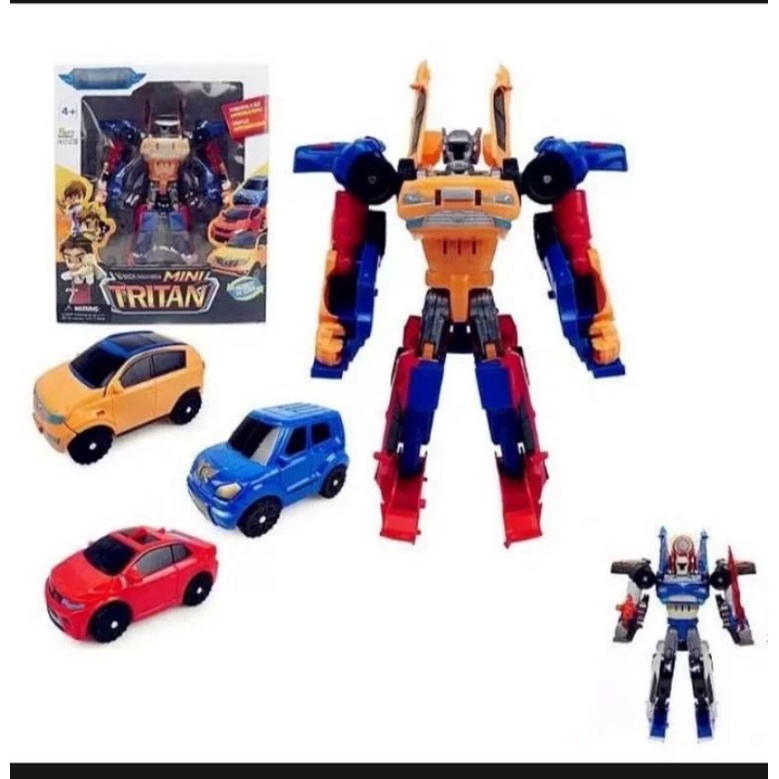 Mainan robot gabungan - Tritan