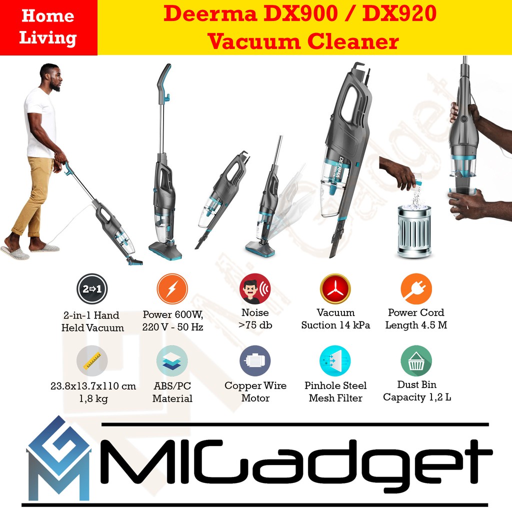 Deerma DX900 DX 900 DX920 DX 920 Handheld 2 in 1 Vacumm Cleaner