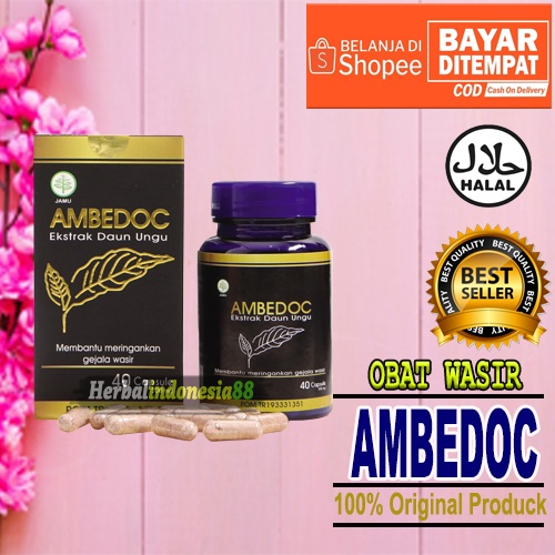 ( NEW ) AMBEDOC OBAT HERBAL MAMPU MENGATASI AMBEIEN DAN WASIR - AMBEDOC 100% ORIGINAL BPOM AMAN
