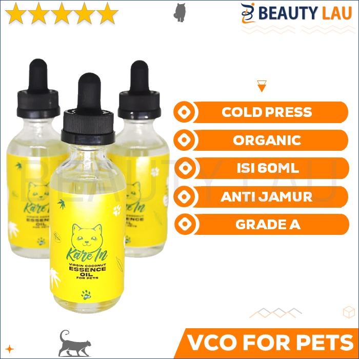 MINYAK VCO UNTUK KUCING KAREIN OBAT MENCRET SCABIES KORENG LUKA GATAL KUCING ANJING KELINCI AMPUH