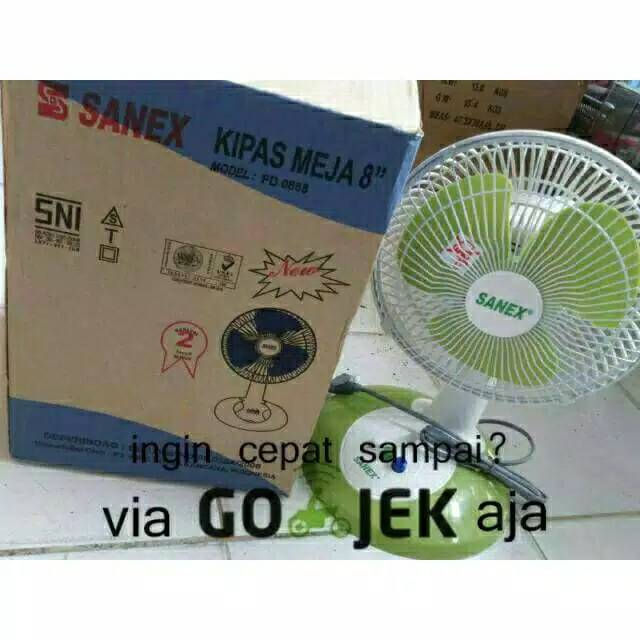 Jual Kipas Angin Duduk Sanex Fd 0888 0887 8 Inci Shopee Indonesia