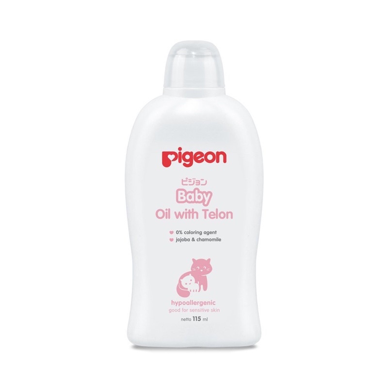 Pigeon Baby Oil with Telon Minyak Pijat Bayi Aroma Minyak Telon Anti Alergi Mencegah Perut Kembung Flu Menghangatkan Tubuh