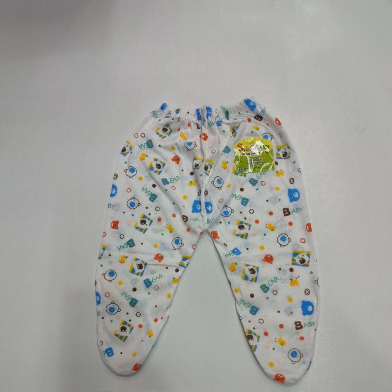 6 pcs/stengah lusin cln pjg tutup kaki motif  SNI