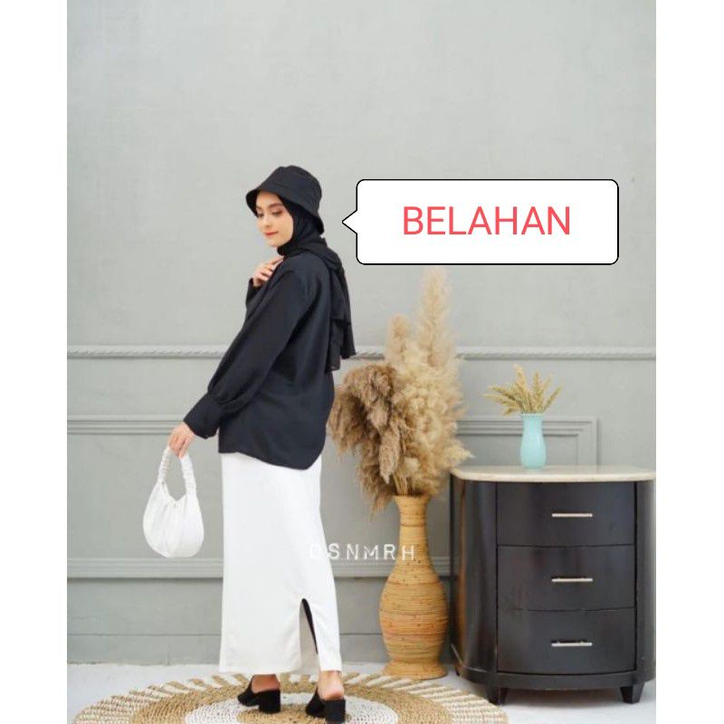 ROK SPAN SCUBA PANJANG / ROK PENSIL